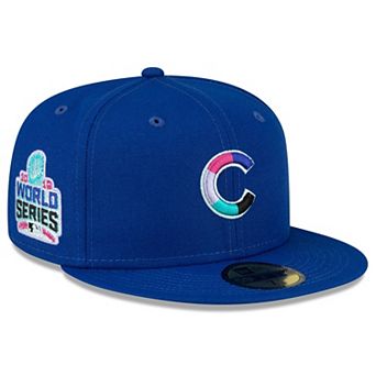Men's New Era Royal Chicago Cubs 2016 World Series Polar Lights 59FIFTY Fitted Hat