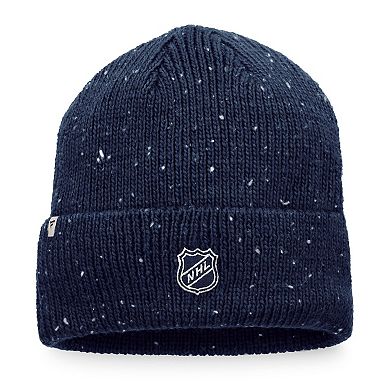 Men's Fanatics Branded Navy Columbus Blue Jackets Authentic Pro Rink Pinnacle Cuffed Knit Hat