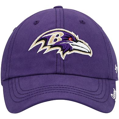 Women's '47 Purple Baltimore Ravens Miata Clean Up Secondary Adjustable Hat