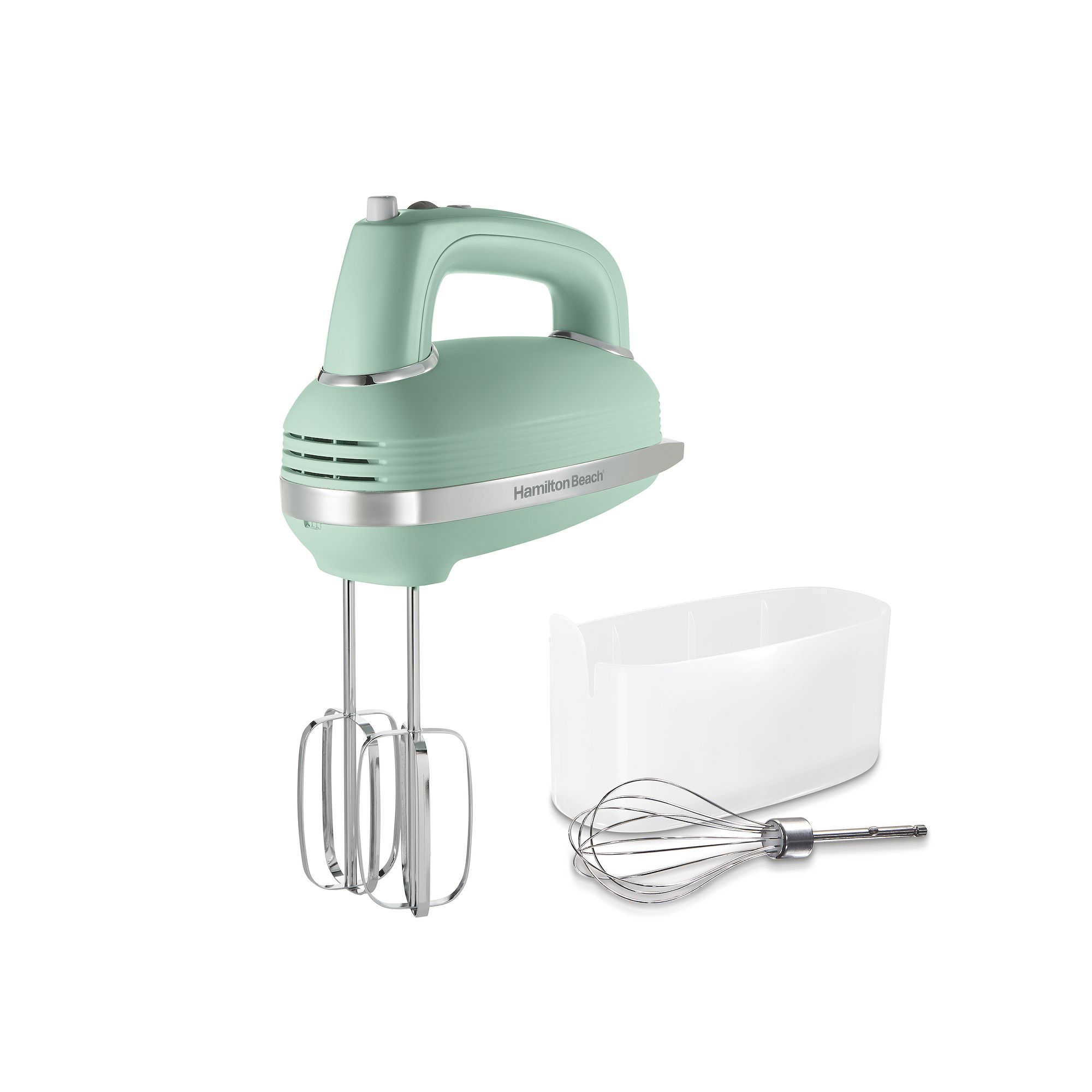 Hamilton Beach 5-Speed Hand Mixer with SmartBoost Technology, Blue