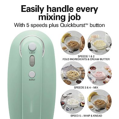 Hamilton Beach 5-Speed Hand Mixer with SmartBoost Technology