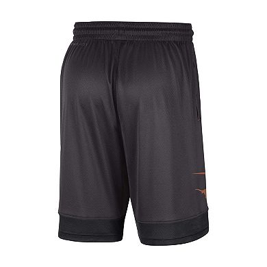 Men's Nike Charcoal Texas Longhorns Performance Fast Break Shorts