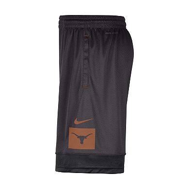 Men's Nike Charcoal Texas Longhorns Performance Fast Break Shorts