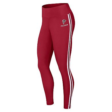 Women's WEAR by Erin Andrews Red Atlanta Falcons Color Block Leggings