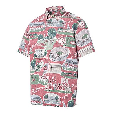 Men's Reyn Spooner Crimson Alabama Crimson Tide Scenic Button-Down Shirt