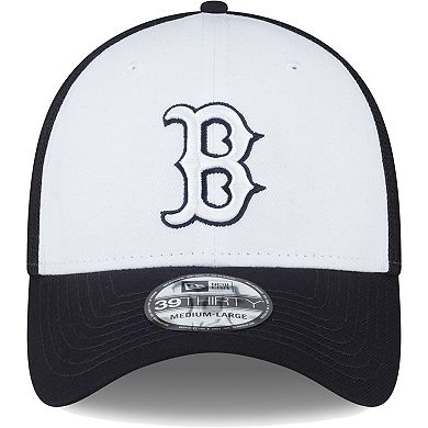 Men's New Era Navy/White Boston Red Sox 2023 On-Field Batting Practice 39THIRTY Flex Hat