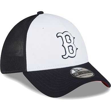 Men's New Era  Navy/White Boston Red Sox 2023 On-Field Batting Practice 39THIRTY Flex Hat