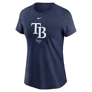 Women's Nike  Navy Tampa Bay Rays Local Nickname Lockup T-Shirt