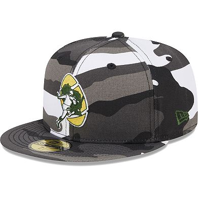 Men's New Era Green Bay Packers Urban Camo 59FIFTY Fitted Hat
