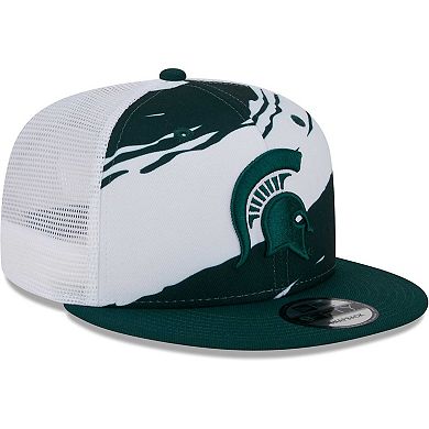 Men's New Era Green Michigan State Spartans Tear Trucker 9FIFTY Snapback Hat