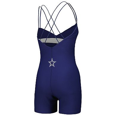 Women's Navy Dallas Cowboys Diana V-Neck Romper