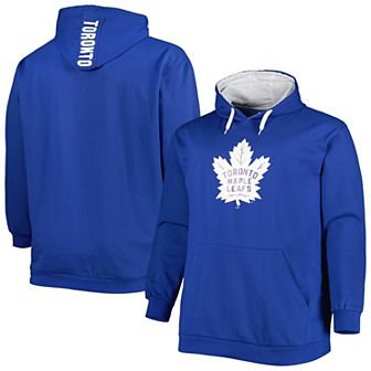 Men's Royal Toronto Maple Leafs Big & Tall Fleece Pullover Hoodie