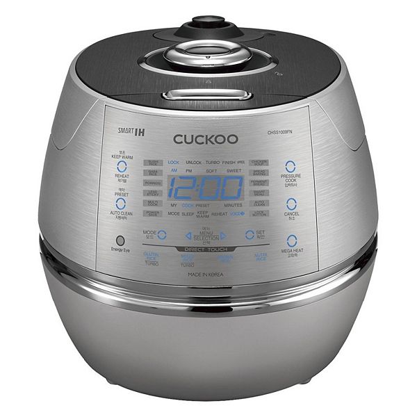 CUCKOO 10-Cup IH Pressure 17 Menu Options Rice Cooker