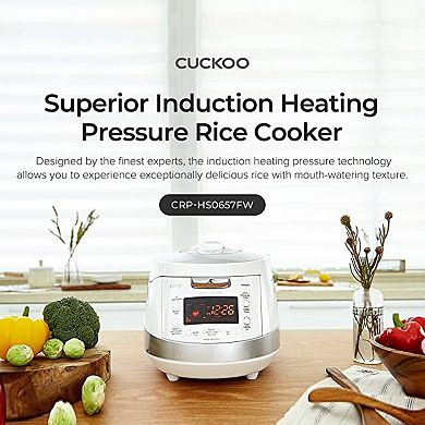 Cuckoo 6-Cup Induction Heating Pressure Rice Cooker 