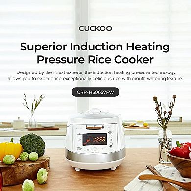 Cuckoo 6-Cup Induction Heating Pressure Rice Cooker 