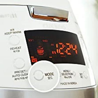 Cuckoo 6-Cup Induction Heating Pressure Rice Cooker 