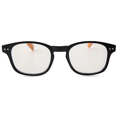 Women's Clearvue Two Tone Wood & Black Reading Glasses