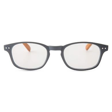 Women's Clearvue Two Tone Wood & Grey Reading Glasses