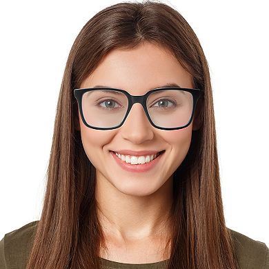 Women's Clearvue Black Square Frame Reading Glasses
