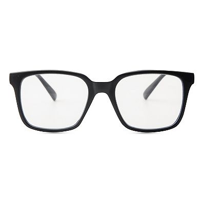 Women's Clearvue Black Square Frame Reading Glasses