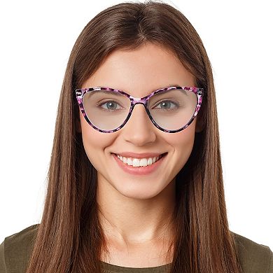 Women's Clearvue Pink Reading Glasses