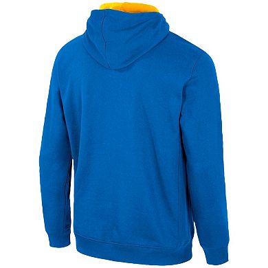 Men's Colosseum Blue UCLA Bruins Half-Zip Hoodie