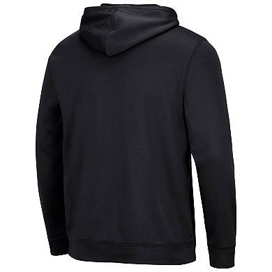 Men's Colosseum Black Vanderbilt Commodores Lantern Pullover Hoodie