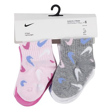 Baby & Toddler Nike Swooshfetti Ankle Socks 6-Pack