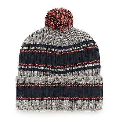 Men's '47 Graphite Denver Broncos Rexford Cuffed Knit Hat with Pom