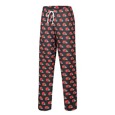 Women's Concepts Sport Brown Cleveland Browns Gauge Allover Print Sleep Pants