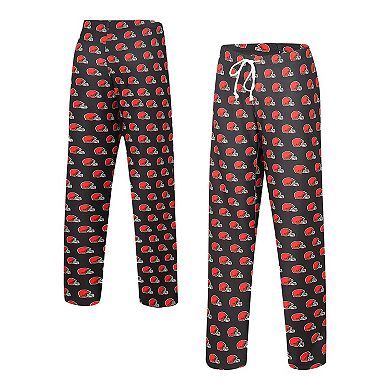 Women's Concepts Sport Brown Cleveland Browns Gauge Allover Print Sleep Pants