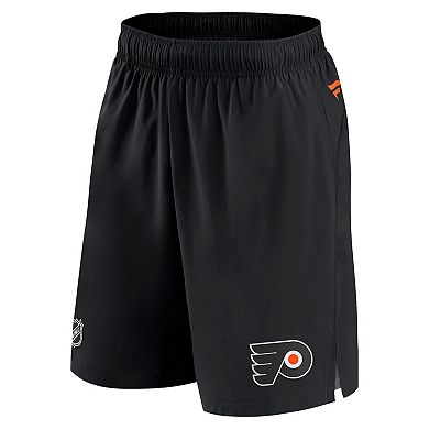 Men's Fanatics Branded Black Philadelphia Flyers Authentic Pro Rink Shorts