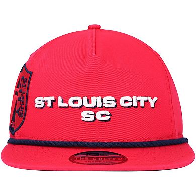 Men's New Era  Red St. Louis City SC Heritage The Golfer Snapback Hat
