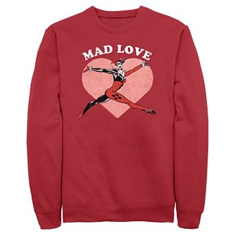 Men's Batman Harley Quinn Mad Love Graphic Fleece