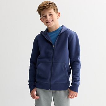 Boys Tek Gear® Ultra Soft Fleece Full Zip Hoodie in Regular & Husky