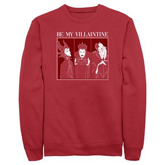 Disney's Villains Be My Villaintine Men's Graphic Fleece