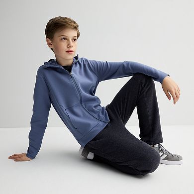Boys Tek Gear® Ultra Soft Fleece Open Bottom Pants in Regular & Husky