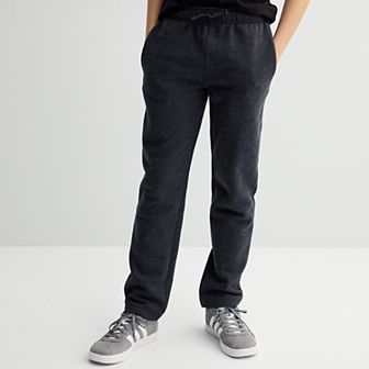 Boys Tek Gear® Ultra Soft Fleece Open Bottom Pants in Regular & Husky