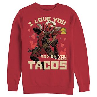 Disney's Deadpool I Love Tacos Men's Graphic Fleece