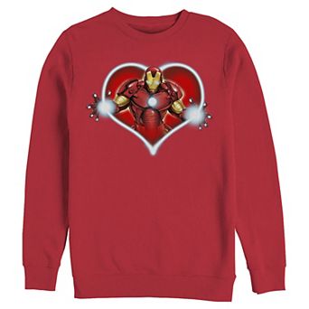 Marvel's Iron Man Heart Blast Men's Graphic Fleece