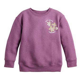 Girls 4-12 Jumping Beans® Fleece Crewneck Sweatshirt