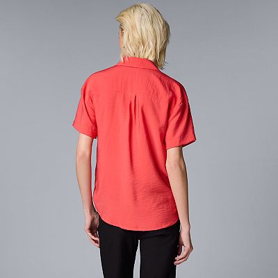 Women's Simply Vera Vera Wang Surplice Shirt Women's Simply Vera Vera Wang Surplice Shirt