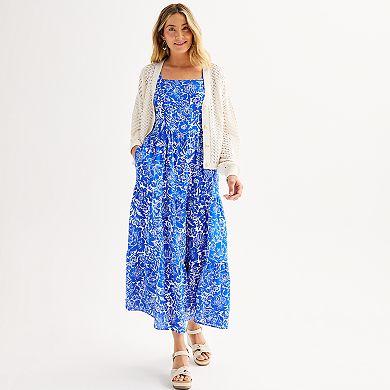 Women's Sonoma Goods For Life® Soft Gauze Maxi Dress
