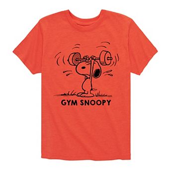 Boys 8-20 Peanuts Gym Snoopy Graphic Tee