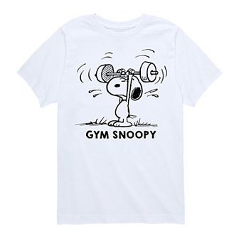 Boys 8-20 Peanuts Gym Snoopy Graphic Tee