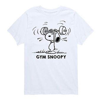 Boys 8-20 Peanuts Gym Snoopy Graphic Tee