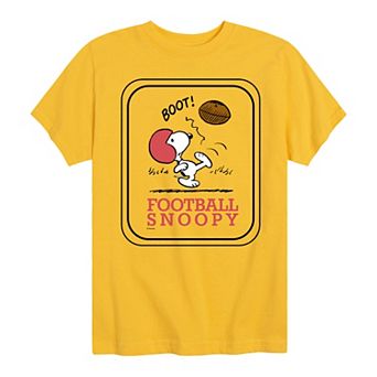 Boys 8-20 Peanuts Football Snoopy Graphic Tee