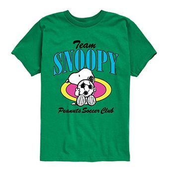 Boys 8-20 Peanuts Team Snoopy Soccer Graphic Tee