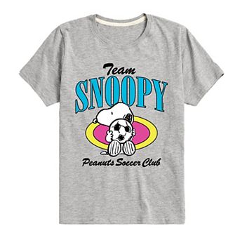 Boys 8-20 Peanuts Team Snoopy Soccer Graphic Tee