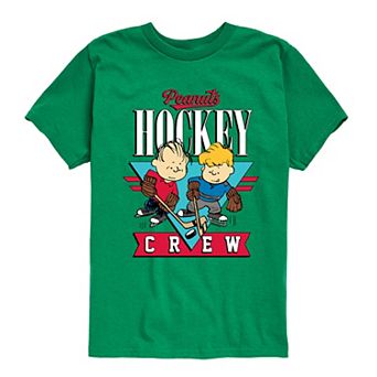 Boys 8-20 Peanuts Hockey Crew Graphic Tee